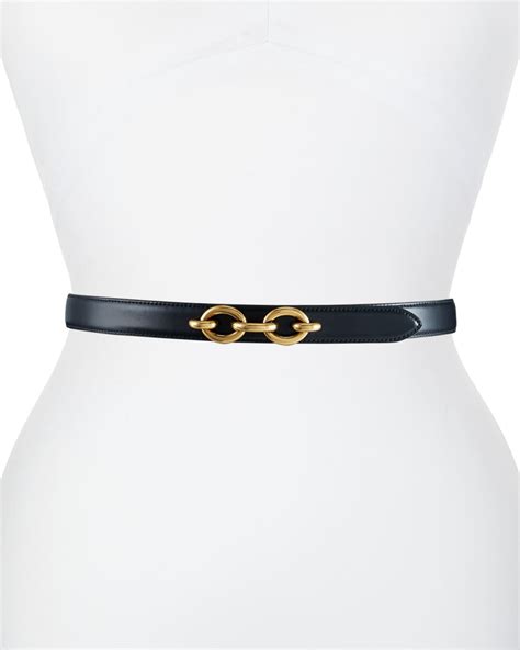 ysl cintura bambina|Saint Laurent YSL Cintura Skinny Leather Belt.